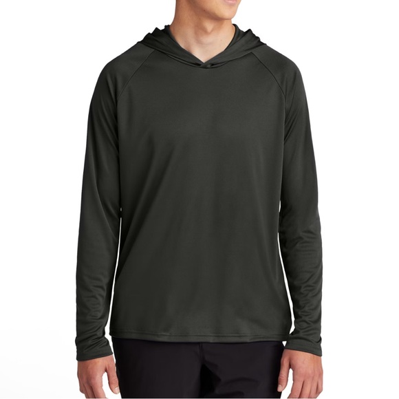 NWOT Jet Black Performance Hoodie - Picture 1 of 2